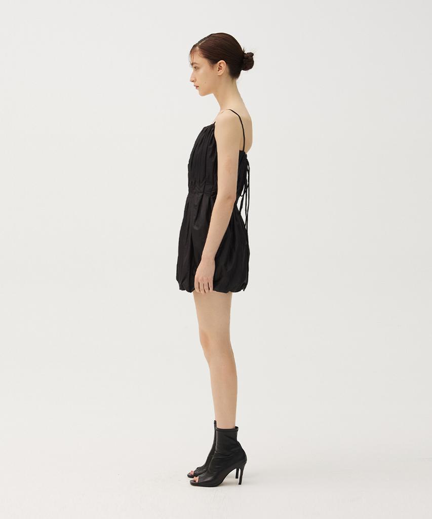 Meuameu Balloon Banding Mini Dress