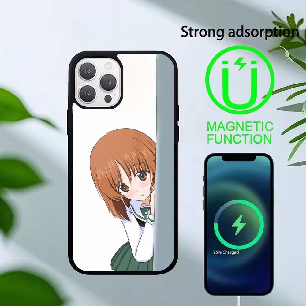 Чехол для телефона G-GIRLS F-Und P-PANZER Для iPhone17,16,15,14,13 Plus,Pro Max Магнитный Для Magsafe Беспроводная Зарядка