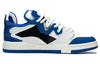 Li Ning Кеды для скейтбординга Wave PRO из синтетической кожи, нескользящие, износостойкие, низкие, мужские, бело-синие AECT013-2