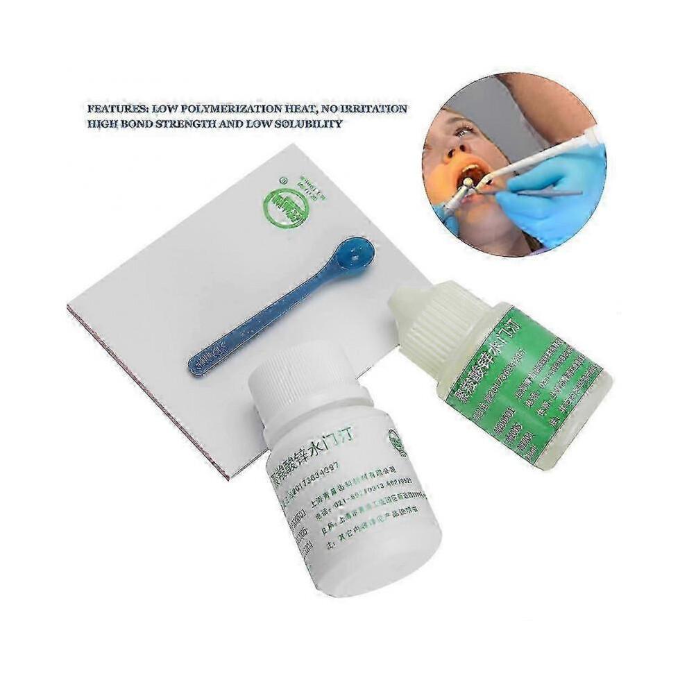 Zinc Polycarboxylate Dental Cement - 15ml Liquid & 30g Powder for Dental Applications