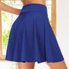 Мини-юбка с высокой талией, однотонная, очень мягкая, приятная для кожи, без ворса, женская летняя плиссированная юбка из полиэстера
