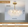 European Style Glass Chandelier for Luxury Living Room or Bedroom Decor