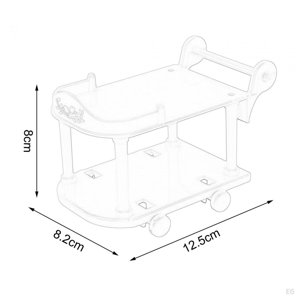 1 :12 весов кукольный домик кухонная сервировочная тележка аксессуары портативный мини-бар «шведский стол» своими руками