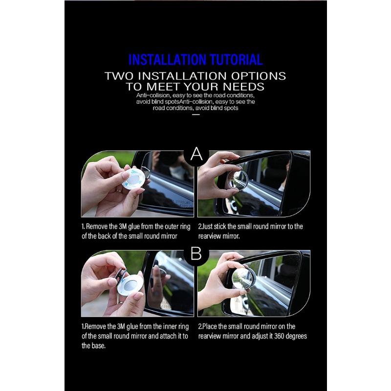 Автомобильное выпуклое зеркало заднего вида с круглым ободком и широким углом обзора для Dodge Journey Caliber Challenger Charger Ram 1500 Stratus Dart Dakota Durango