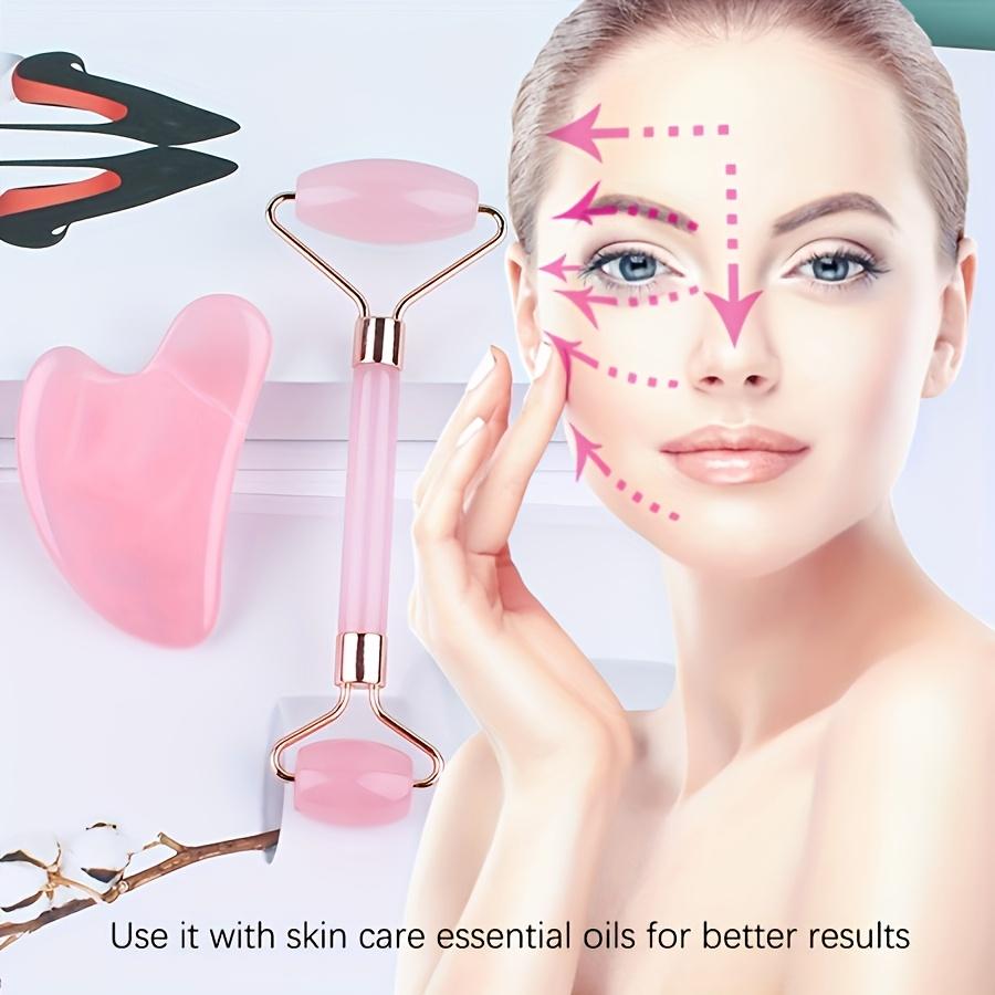 Косметический набор, набор туалетных принадлежностей, большой вместительный набор туалетных принадлежностей, ручной массажер для лица, фланелевая повязка на голову с бантом для ухода за кожей, в комплект входит полный набор для изготовления маски