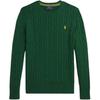 Polo Sweater FW25 Cable Knit Cotton Crew Neck Kids Kids Sweater CWPOSWEY6820637-300