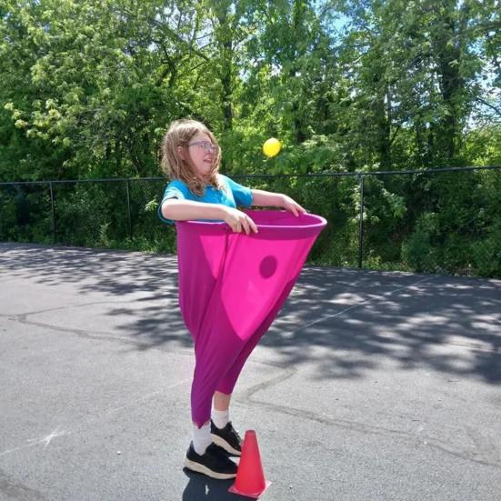 Наборы для игр во дворе «Бабушкины трусы» для взрослых, игрушка для ловли мяча с прыгающими мячами и разметочными конусами, гигантские уличные игры на поле, игра для семейного воссоединения на заднем дворе