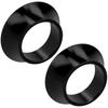 2 шт. Алюминиевый сплав с ЧПУ 15 мм Велосипедная конусная шайба Конические проставочные кольца для штока передней вилки велосипеда Черный