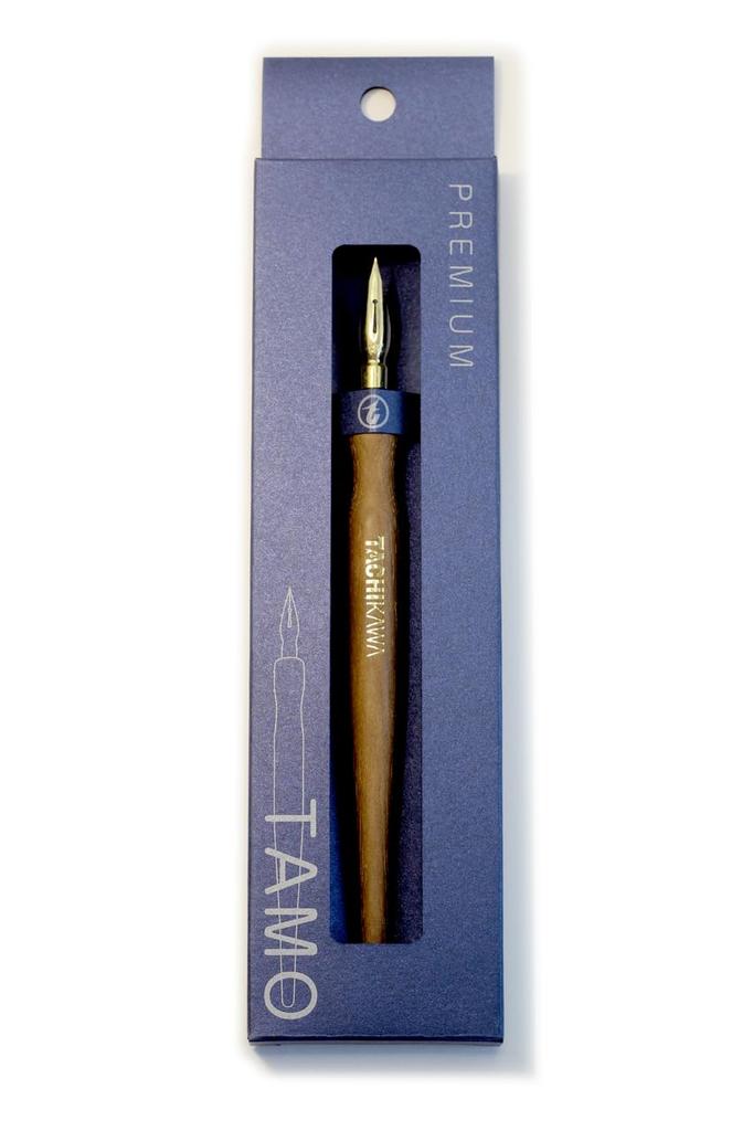 Tachikawa Pin Manufacturing Премиальный держатель для перьев Free TAMO Шоколад 1 Дополнительное перо PFTCWE Co. +