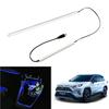 Toyota RAV4 50 Series Center and Passenger Tray LED Silicone Waterproof Dome No Wiring USB Input Strips, Lights, Required, (Blue)