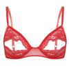Women's Floral Lace Bra Push Up Underwired Bralette Underwear