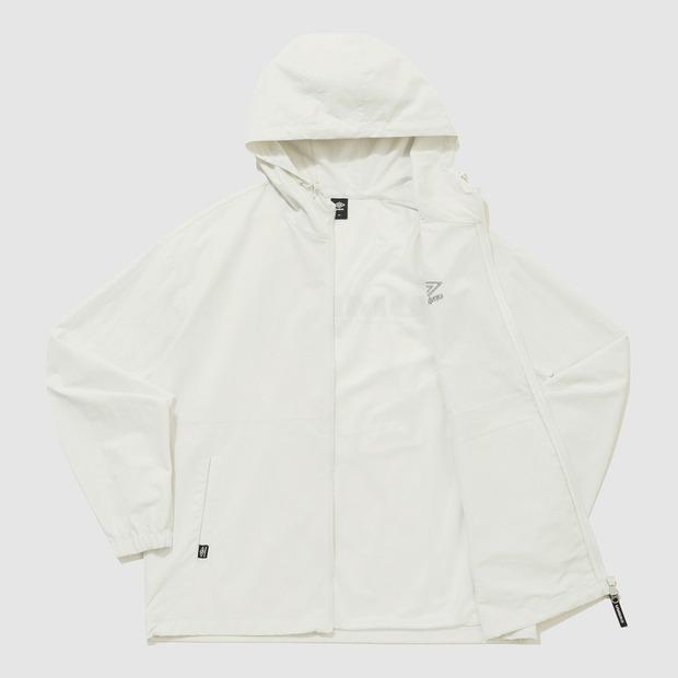 Мужская куртка Umbro Classic с капюшоном на молнии, цвет слоновой кости (Uq321Cjk94)