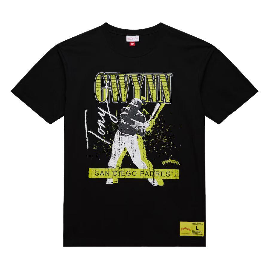 Mitchell & Ness x MLB SAN DIEGO PADRES Футболка Мужская Черная TNNC6608-SDPYYTGWBLCK