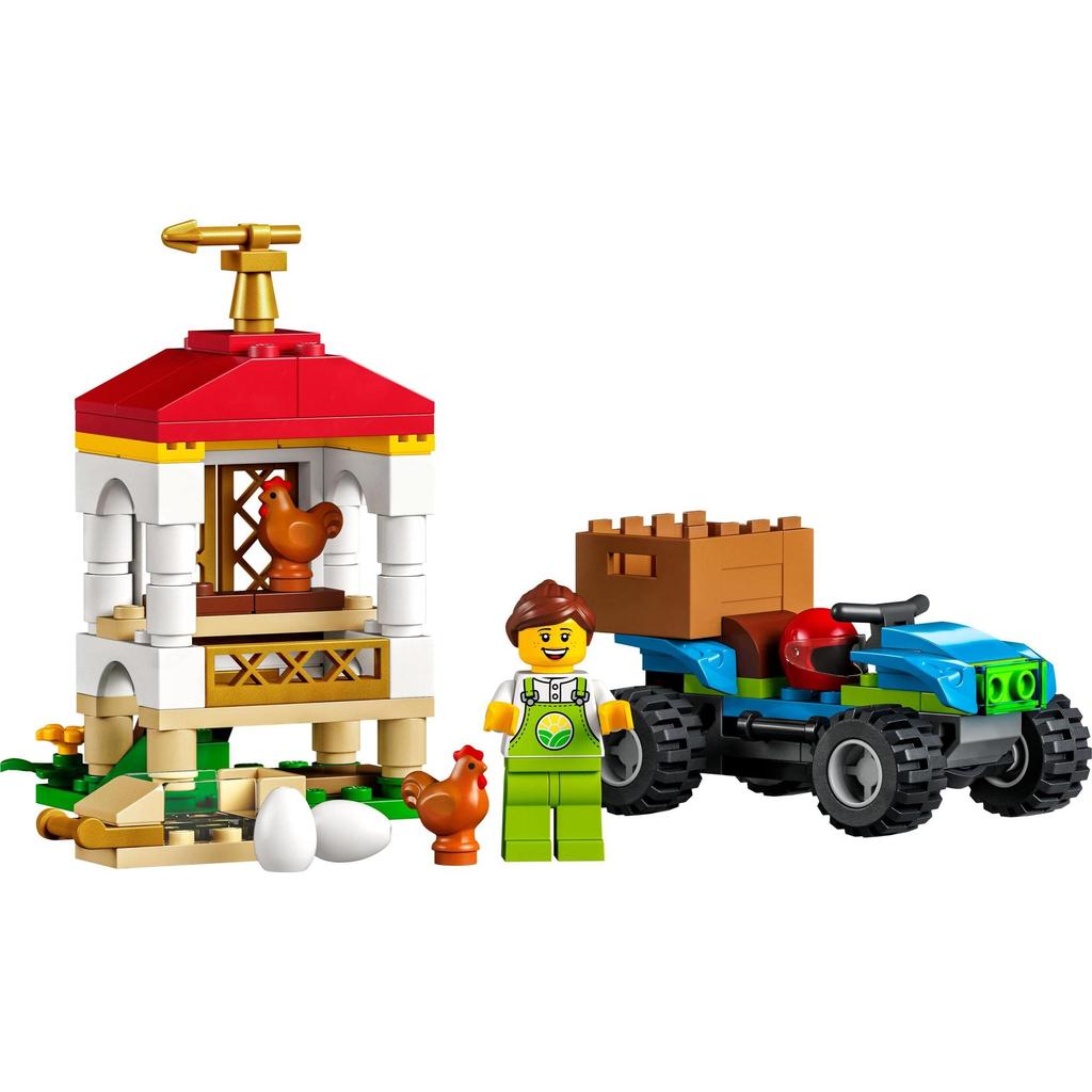 LEGO City Курятник 60344, Игрушка, Строительные блоки, Подарок, Животные, Для мальчиков и девочек, Возраст 5 лет и старше