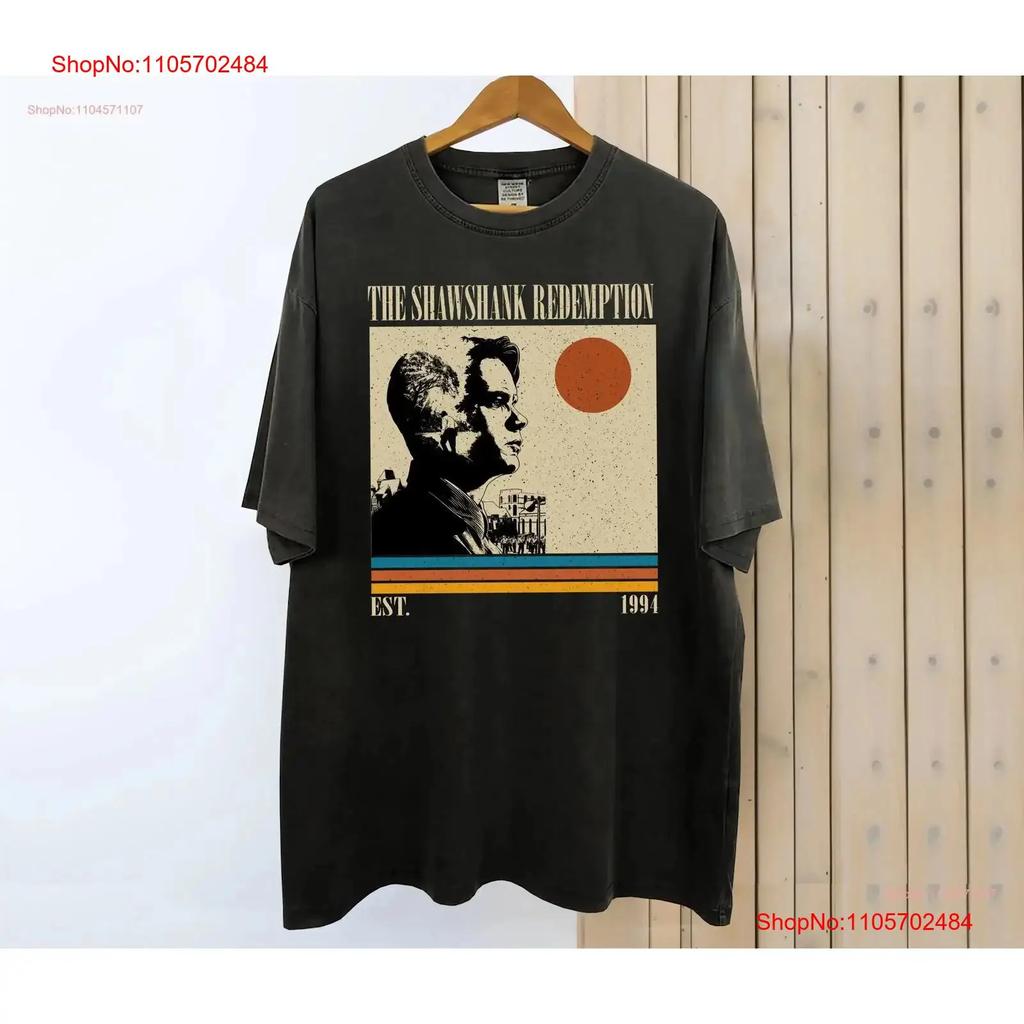 The Shawshank Redemption Movie T Shirt Vintage Retro Classic s for him vintage Washed streetwear Stretched homme Casual