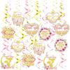 6/12X Happy Mothers Day Decorations Hanging Swirls Mothers Day Ceiling Window Wall Decor
