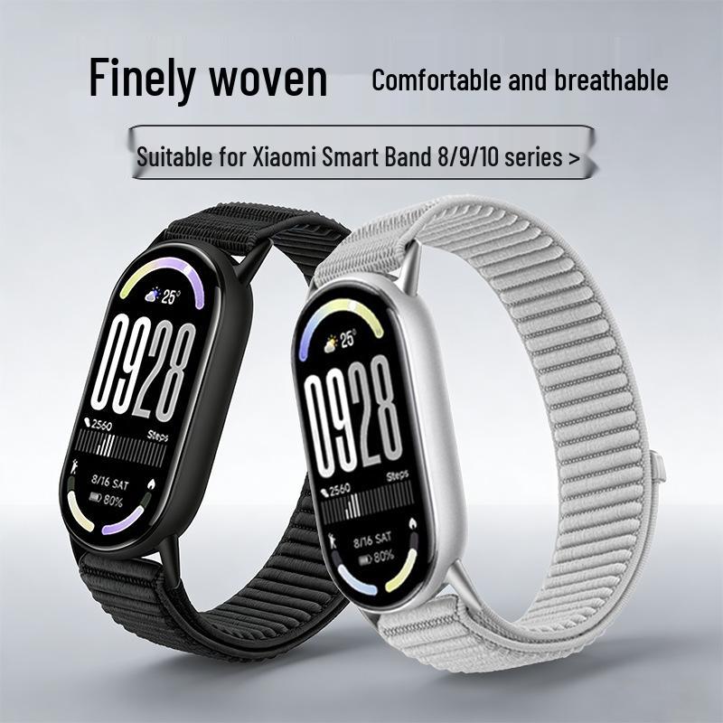 Xiaomi 10 Smart Band Горный узор Плетеный ремешок для Xiaomi 10/9/8 Умный браслет