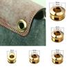 1PC Clothes Leather Grommets Buckles Brass Screw Eyelets With Washer Solid Garment Shoe Craft