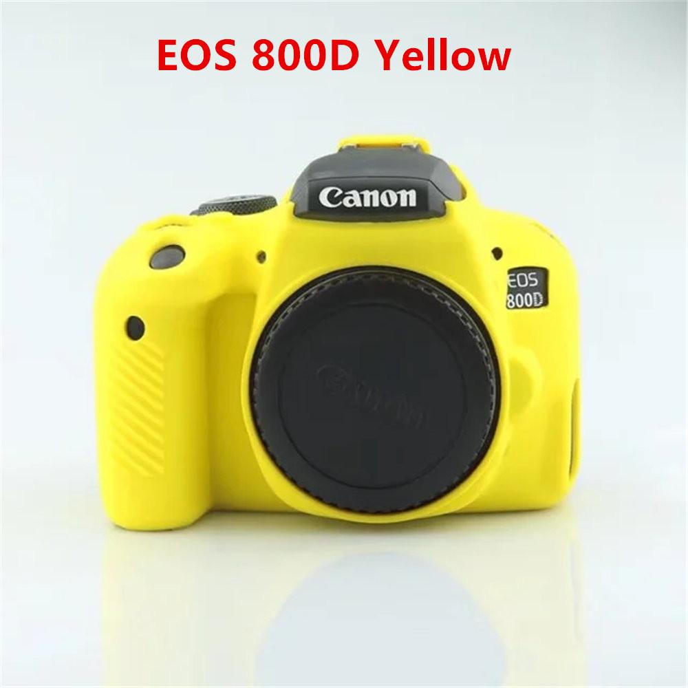 Мягкий силиконовый защитный чехол для корпуса камеры для Canon EOS 750D 80D 800D 850D 1300D 1500D 200D 200D II