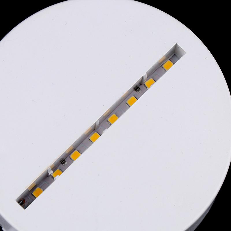 3D Пластина Светодиодная Лампа Креативные Ночники Новинка Иллюзия Ночник Настольная Лампа Домашний Декоративный Подарок