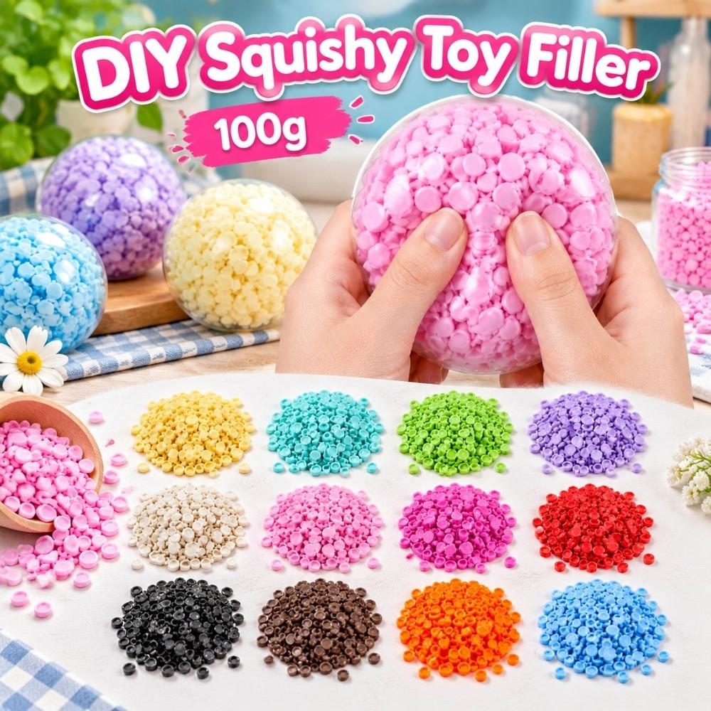 100g Squeeze Toy Stuffing Handmade Craft Stuffing Accessory DIY Squishy Toy Filler Kids Toy