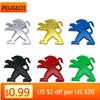 Car Sticker 2025 Hot For Peugeot 308 307 207 407 408 206 406 507 508 2008 5008 3008 107 7.1x8.1cm Metal Alloy Car Rear Trunk Bad