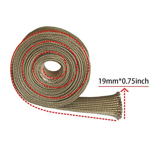 Теплозащитный рукав, защитный кожух топливной магистрали, термостойкий, простая установка, защитный кожух автомобильного шланга для провода зажигания