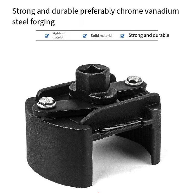 U-образный автомобильный ключ для масляного фильтра, универсальный регулируемый инструмент для снятия масляного фильтра с 2 когтями для инструмента для ремонта топливного фильтра