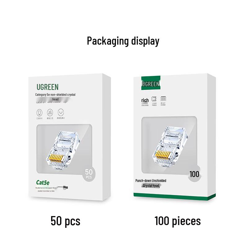 Ugreen Проходные RJ45 коннекторы Cat5e
