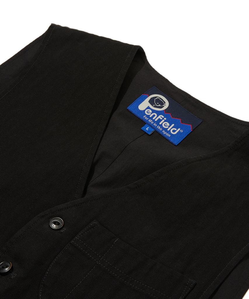 Рабочий жилет Penfield Faded Hbt Черный_Fs1Wv21U