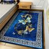 Europe Carpet Living Room Anti-skid Balcony Mat Vintage Bedroom Rug Bedside Kitchen Carpet Jacquard Rug Carpet