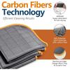 Carbon Microfiber Cleaning Cloth Glass Window Polishing Lint Free Streak Free Easy Clean Rag Reusable , Pack of 3, 12"x12"