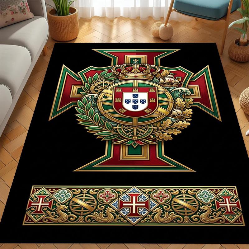 Royal Heraldry Ornate Design carpet printing Home Decor Christmas gifts Dormitory decoration Fashion