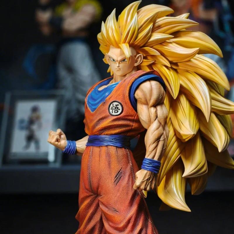 54Cm Jt 2% Ssj3 Goku Series Desktop Ornament Action Figures Model Toys Large Size Pvc Static Statue Collectable Periphery Gifts