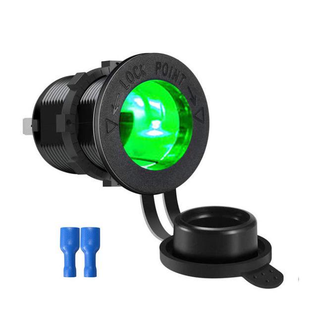 12 В-24 В автомобильный прикуриватель, мотоцикл, автомобиль, лодка, розетка, водонепроницаемая вилка