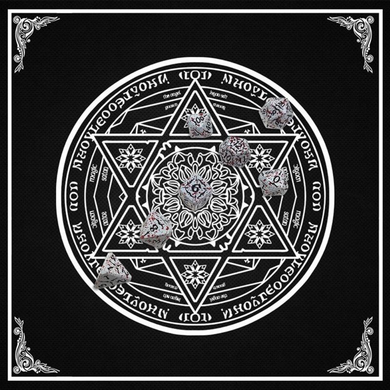 Нетканые настольные игры, карточные волшебники, ежедневный коврик, скатерть Таро, рунический алтарь для гадания, нашивка Таро, скатерть для покрытия стола