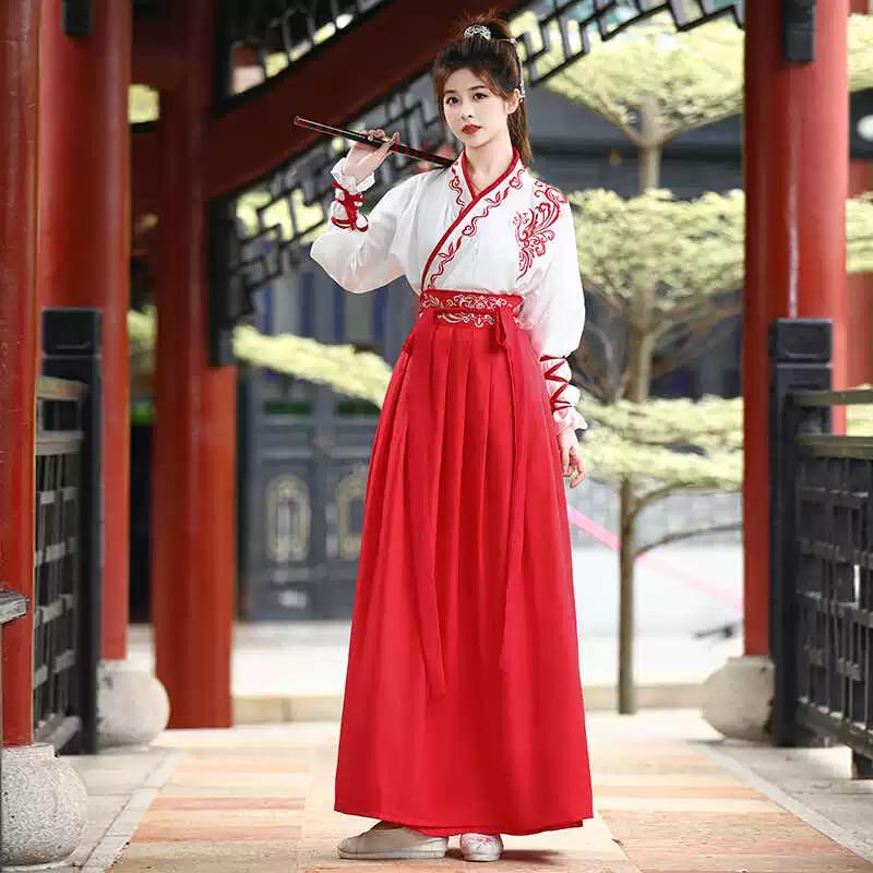 Ханьфу в стиле китайских боевых искусств, платье-халат для повседневной носки для мужчин и женщин