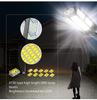 9900LM Outdoor Solar Lamp Motion Sensor Solar Light 3 Modes Waterproof Outdoor Waterproof Garden Street Wall Solar Lamp