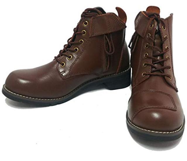 WILDWING Swallow Темно-коричневые мотоботы из натуральной кожи Стильные Идеально подходят для прогулок по городу Рекомендованы для начинающих 22.5см