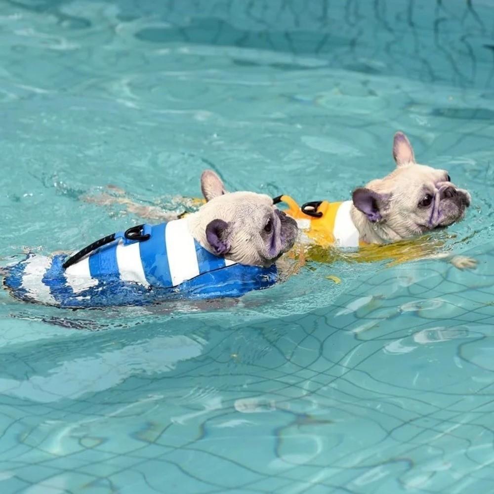 Регулируемый спасательный жилет для собак Светоотражающий купальный жилет безопасности для маленьких и средних собак