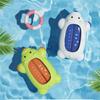 Baby Bath Floating Toy Tub Water Temperature Thermometer with Temperature Warning for Toddlers Bathtub Pool Bear Lovely Shape