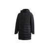 Solid Color Warm Mid-Length Down Jacket Men Outerwear Black FP8453