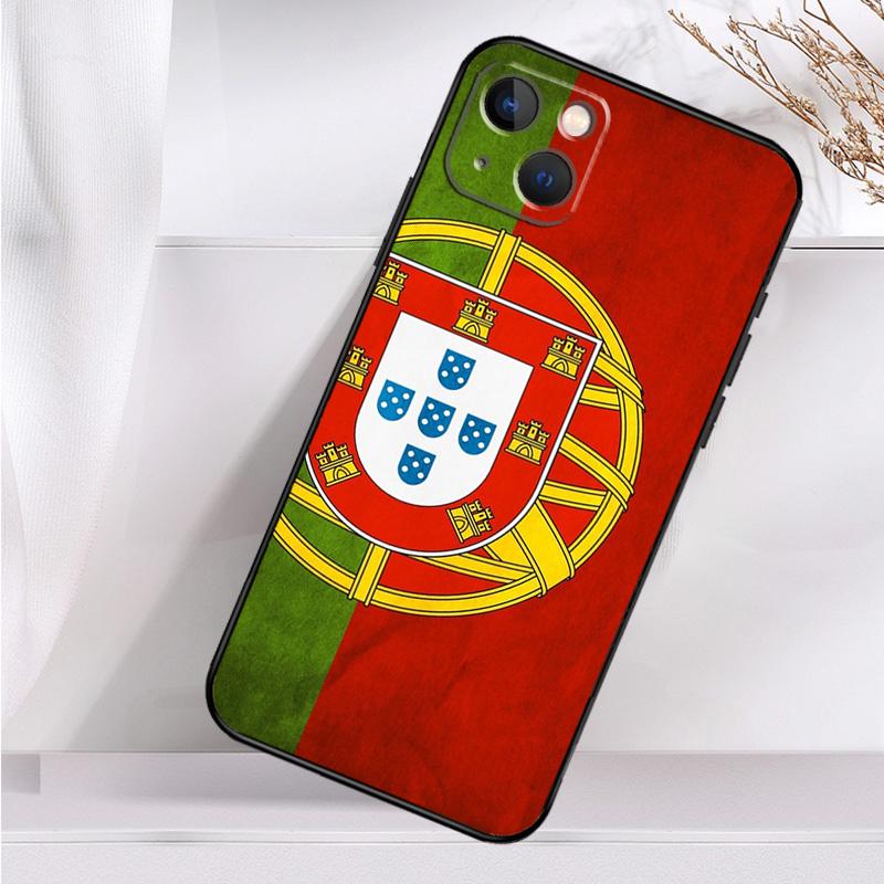 Portugal National Flag Case For iPhone 14 13 12 11 16 15 Pro Max Mini Cover X XR XS 8 7 14 16 15 Plus Accessories