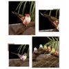 Simulation Bird Feathered Foam Bird Ornament Artificial Sparrow Statue Fake Bird with Clip for DIY Decoration Children Toy