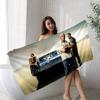 F-Fast And Furious Classic Vintage Microfiber Printed Beach Mountain Climbing Yoga Beach Swimming Running Absorbent Soft Towel