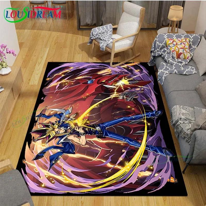 3D Famous Card Games Y-Yu-Gi-Oh  Carpet for Living Room Home Sofa Decoration,Children Game Decor Floor Mat Yoga Mat Large Carpet