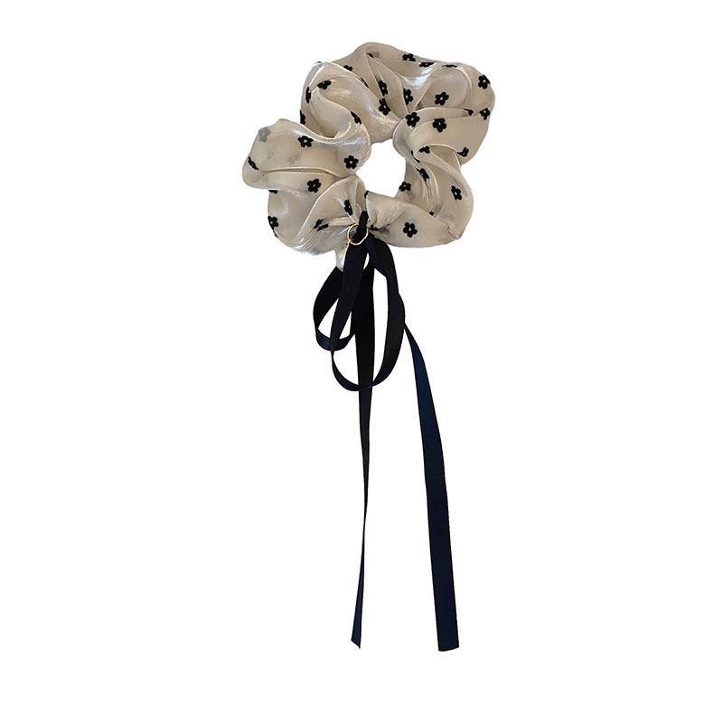 Банты для волос с кисточками и жемчугом, сетчатая резинка для волос