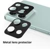 For Motorola Moto G75 5G Hollow Lens Protector Aluminum Alloy Phone Camera Bezel Cover