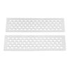 2pcsCelsiusset Aluminium Sand Ladders Recovery Board Ramp Tool for 1Celsius10 RC Crawler(Black)