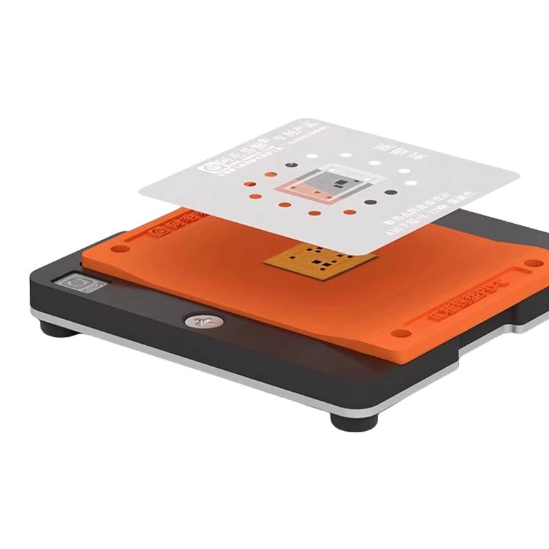 Pd-C Planting Tin Pad Reballing Platform Non-Slip Heat Resistance Magnetic Silicon Mat Cpu Ic Bga Stencils Rework Tools